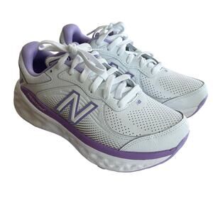 New Balance Women’s Fresh Foam X 840F White Lilac Glow Size 8.5 B - BRAND NEW